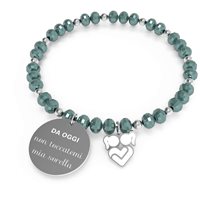 Bracciale 10 Buoni Propositi Donna Crystal in Acciaio B-5260/E - B-5260/E